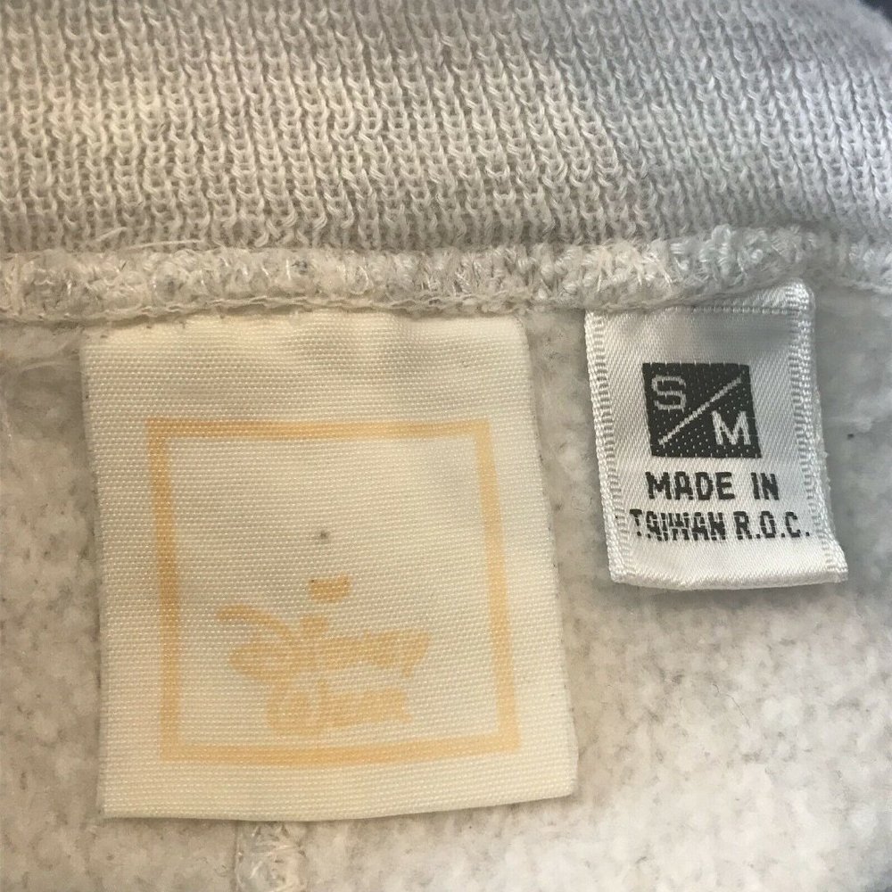 Vintage 90s Mickey Mouse World Tour Sweatshirt Adult Medium Cropped Disney Wear - Picture 5 of 11
